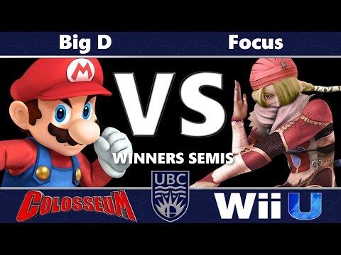 UBC Colosseum: Winners Semis - CACAW|Big D (Mario) vs Focus (Sheik)