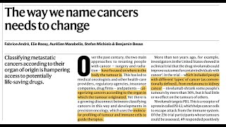 암에 이름붙이는 방식을 바꿉시다