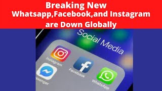 Download lagu Facebook, Instagram and WhatsApp down in global outage || WhatsApp/Facebook Not Working || mp3