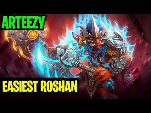 EASIEST ROSHAN - TROLL WARLORD MIRACLE  - Dota 2