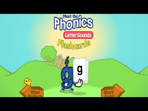 Meet the Phonics (Letter Sounds) Flashcards (ALL 26 LETTER SOUNDS)