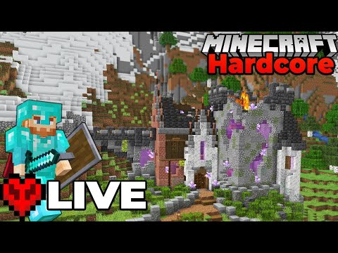 Minecraft 1.18 Hardcore Survival! UPGRADING MY MAGIC CASTLE : REPLAY