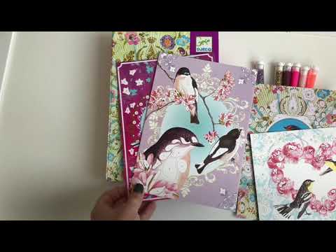 Набор для творчества Djeco Блестящие птицы