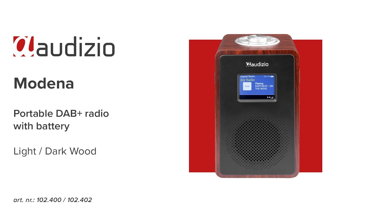 Audizio Radio DAB+ Modena Noir