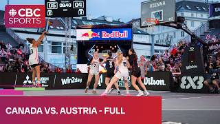 FIBA 3x3 Basketball Women's Series Vienna: Canada vs. Austria | #CBCSports