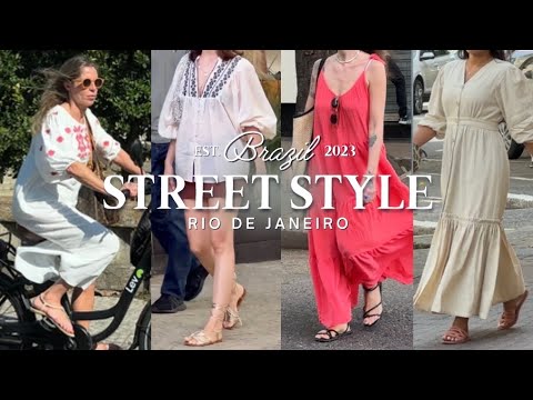 Exploring Vibrant Rio Street Style 4K🇧🇷 | How People Dress in Winter☀️ | Ipanema