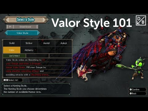 Valor Style Basics - Monster Hunter Generations Ultimate Tutorial