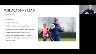 Tottenham Hotspur Women's Football Academy webinar - March 23rd 2021