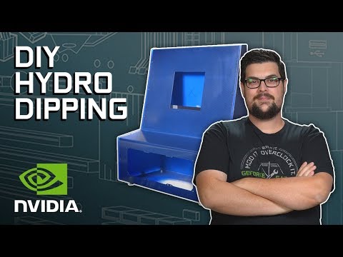GeForce Garage: Scratch Build Episode 3 - How to Apply a Printed Design with Hydro Dipping