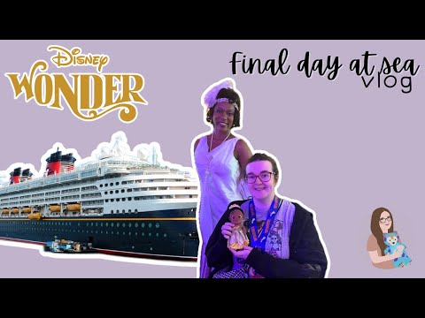 Thumbnail for disney wonder alaskan cruise day six final day at sea | vlogtober day 24