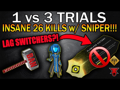 How to 1 v 3 CHEATERS in Trials Of Osiris!!!