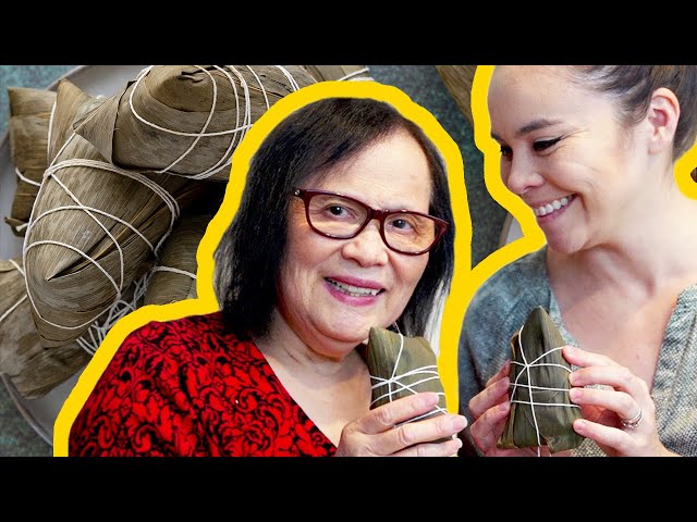 Video Pronunciation of zongzi in English