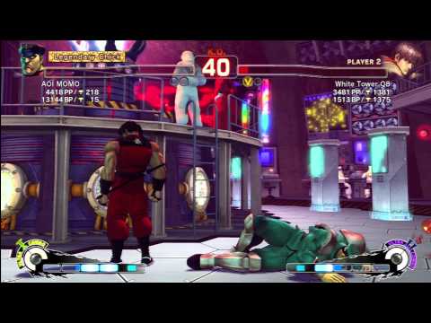 SSF4 AE : AOI MOMO (M.Bison) vs Nox2 (Guy)