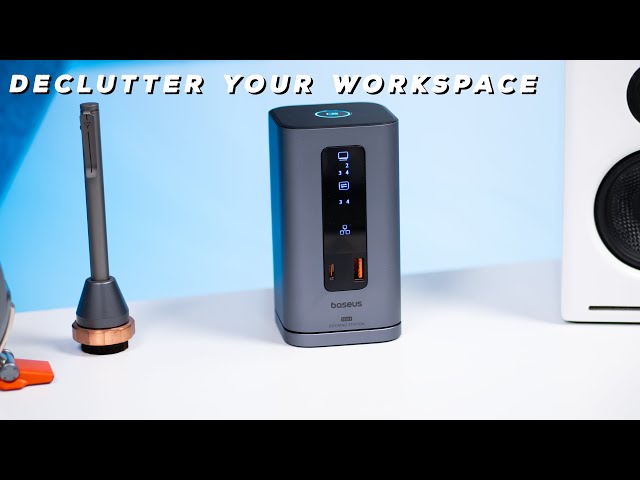Vídeo relacionado con Baseus Nomos Air 12 in 1 Docking Station, Estación de Acoplamiento 2 Monitores para Windows, con 4K HDMI, 10Gbps USB-A/C, SD/TF, 100W PD, Ethernet, Compatible con portátiles HP/Lenovo/DELL/Acer