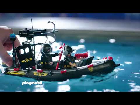 Λαμπάδα Playmobil αστυνομικό υδροπλάνο 9436