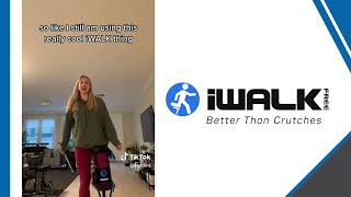 2024 Olympian Rachel Dincoff Uses the iWALK Hands Free Crutch
