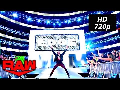 Edge RETURNS! Edge entrance on WWE Raw Jan. 27, 2020 HD