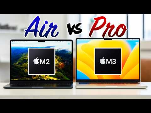 M3 MacBook Pro vs M2 MacBook Air - Ultimate Comparison!