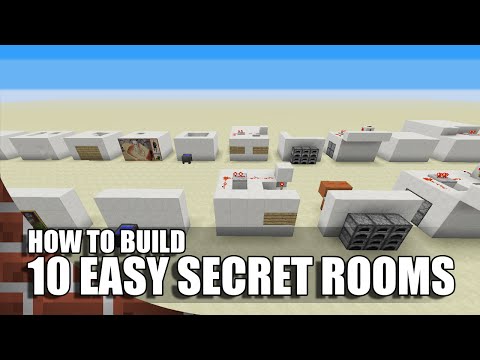 10 Easy  Ways To Build Secret Rooms In Minecraft