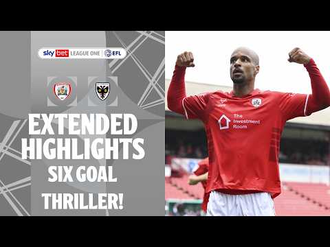 SIX GOAL THRILLER | Barnsley v AFC Wimbledon extended highlights