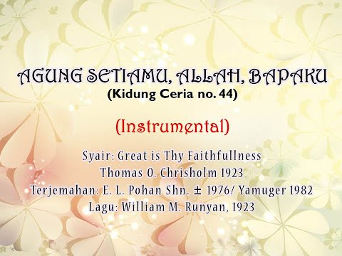 Instrumental Agung Setia-Mu, Allah Bapaku (KC 44)
