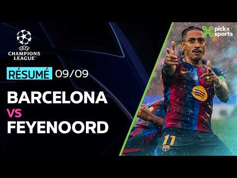 Barcelona - Feyenoord (5 - 1) | Résumé & buts | UEFA Champions League 2026-2027 🏆