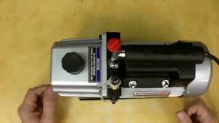 Harbor Freight 3 CFM Two Stage Vacuum Pump Review Item 60805