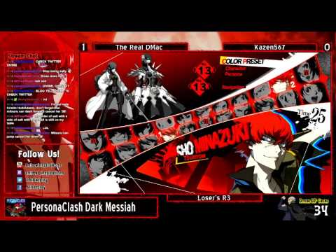 PersonaClash Dark Messiah - P4AU - Loser's R3 - DMac vs. Kazen567