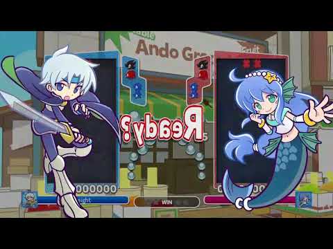 Puyo Puyo Champions - Shezo Single Player Gameplay - Sonic Puyo Skin