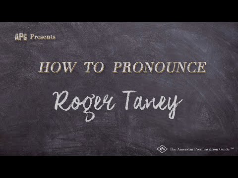 How to Pronounce Roger Taney (Real Life Examples!)