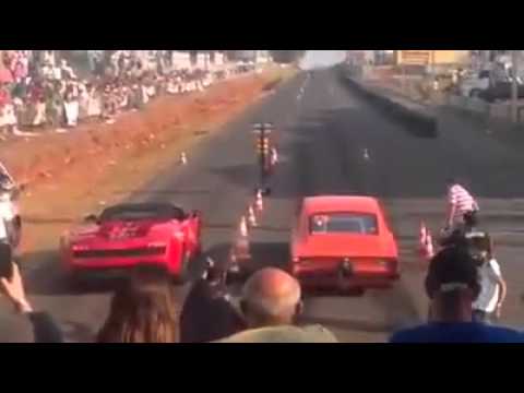 Opala deixando lamborghini na poeira