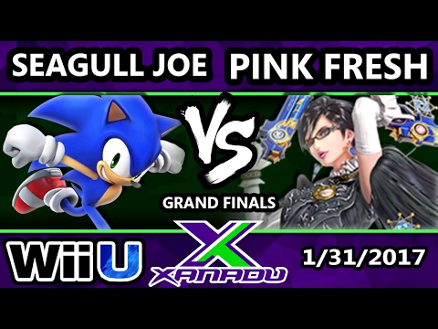 S@X 187 - InC | Seagull Joe (Sonic) Vs. VGBC | Pink Fresh (Bayonetta) - SSB4 Grand Finals - Smash 4