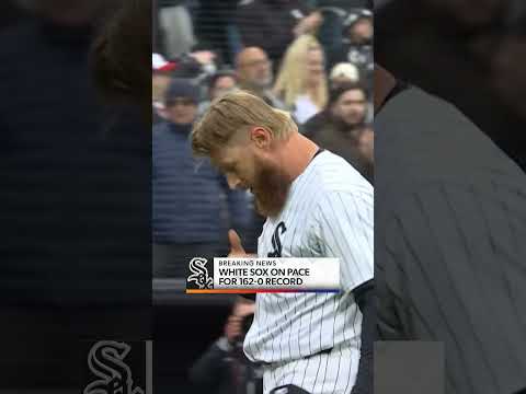 The White Sox are on pace for 162-0 😂 #mlb #baseball #whitesox #undefeated #openingday