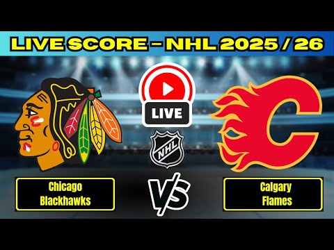 🔴 Chicago Blackhawks vs Calgary Flames | NHL 2025/26 | Live Score Update 19 Nov