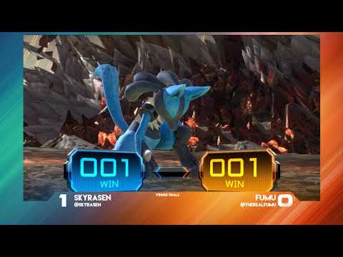 SkyRasen (Lucario) vs Fumu (Blaziken) - Pokken at Alpha - 9-4-18