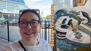 Disney Treasure Part 1 | Travel Day, Embarkation, Sea Day 🌊