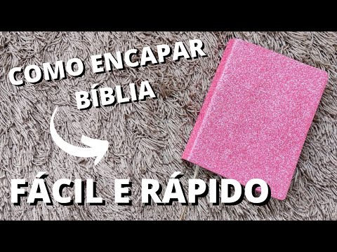 COMO ENCAPAR BÍBLIA | COMO RESTAURAR BÍBLIA FÁCIL E RÁPIDO