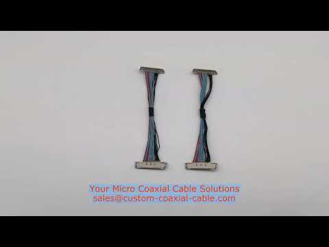 Camera micro coax cable Switzerland distributor MINIFLEX 5-BFN II 14P micro coax amphenol low skew m