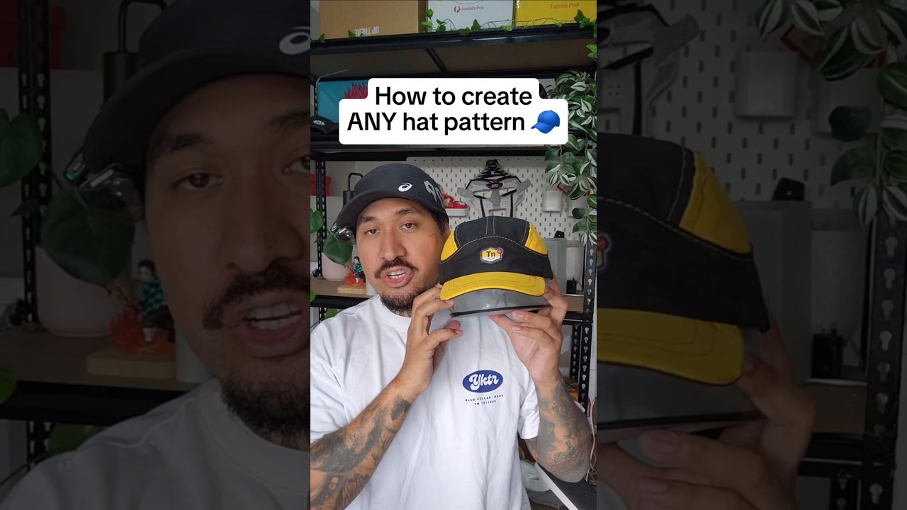 How to create any hat pattern from scratch! Follow to see more content like this. #sewingtips