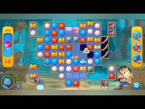 Fishdom 2022, no Boosters,  9692  level  -  прохождение без бустеров,  9692  уровень.