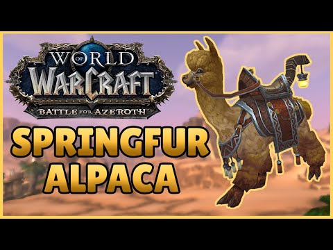 How to get the Springfur Alpaca - Mount Guide - World Of Warcraft