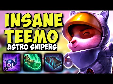 INSANE Damage w/ TFT Teemo Carry - Astro Snipers | Teamfight tactics | TFT Set 3 Mid Game