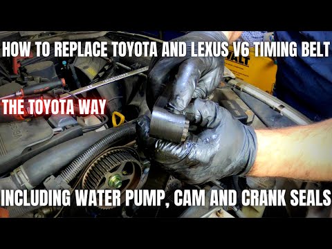 Toyota Mechanic Shows How to Replace Toyota v6 Timing Belts Like a Pro