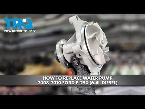 How to Replace Water Pump 2008-2010 Ford F-250 (6.4L Diesel)