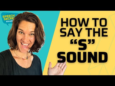 "S" Sound - 3 Tricks from a Speech Therapist