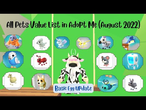 All Pets Value List in Adopt Me (2022 August)