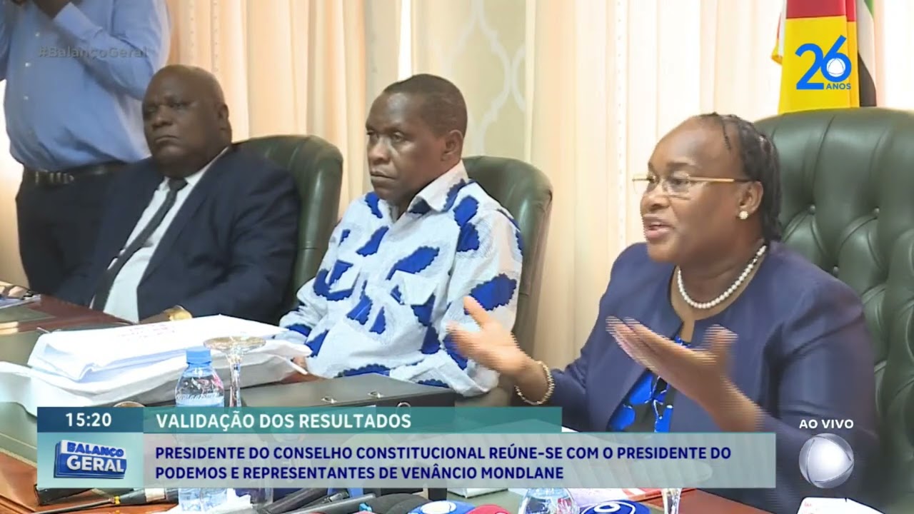 #BalançoGeral: Encontro do Conselho Constitucional com o Podemos e representantes de Venâncio