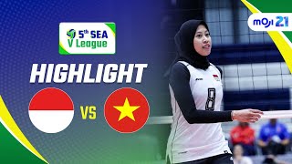 Highlights Timnas Voli Putri Indonesia Vs Vietnam (0-3) Women's SEA VLeague 2025, Megawati Belum Fit