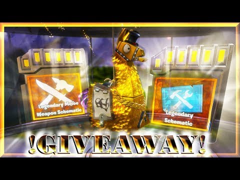 giveaway opening legendary troll loot truck llamas mythic hero fortnite pve - hero llama fortnite