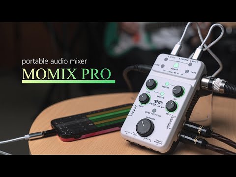 MOMIX PRO portable audio mixer